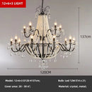 European Living Room Gold Crystal Chandelier Luxury Pearl Pendant Lights by Ljojo