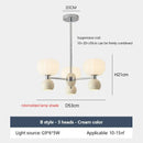Nordic Minimalist Chandelier Modern LED Pendant Light for Living Room Dining Room by Ljojo