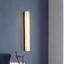 High-End Full-Copper Marble Wall Lamp for Living Room by Ljojo
