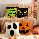 Halloween Expressions Pillow Cover for Party Decoration by Ljojo