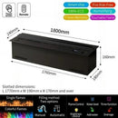 Ljojo 3D Ambience Fireplace Electric LED Humidifier for Indoor Living Room Decor