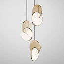 Modern Minimalist Stainless Steel Bedroom Chandelier by Ljojo Nordic Creative Bar Restaurant Light Luxury Art