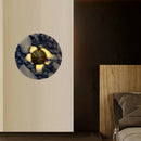 Ljojo Marble LED Wall Lamp with Gold Metal Finish