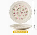 Ljojo 10-Inch Dinner Plate Set - Versatile & Elegant for Breakfast, Desserts, and Dim Sum