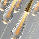 LED Staircase Chandelier by Ljojo: Modern Lighting for Living Room, Villa, Duplex Building