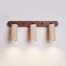 LED Natural Yellow Travertine Wall Lamp for Bathroom Bedroom Indoor Stone Decoration by Ljojo