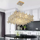 Italian Luxury Crystal Chandelier | Modern LED Dining Room Light Fixture by Ljojo