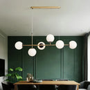 Modern Glass Pendant Lamp E27 for Kitchen Dining Room Decor by Ljojo