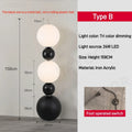 Nordic Style LED Floor Lamp for Living Room | Modern Atmosphere Decor | Ljojo