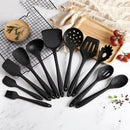 Ljojo 10-Piece Silicone Cookware Set for Kitchen Cooking & Baking