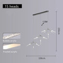 Nordic Modern Firefly Ceiling Chandelier Pendant Lamp for Home Baby Bedroom Living Room - Ljojo