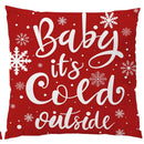 Christmas-Themed Digital Print Pillowcases by Ljojo - Perfect for Sofa, Bedroom, Car