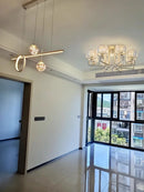 LED Crystal Ceiling Light Modern Home Decor Living Room Dining Room Kitchen Ljojo