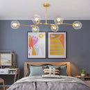 Modern Glass Chandelier Pendant Lamp Hanging Light for Dining Room Kitchen by Ljojo.