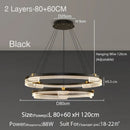 Ljojo Minimalist Ceiling Ring Chandelier Pendant Light for Dining & Living Room