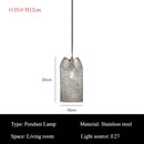 Italian Pendant Lights Stainless Steel Chandeliers for Living Room by Ljojo