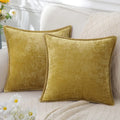 Chenille Cushion Cover 45x45 - Luxury Sofa Throw Pillow Case for Living Room Decor