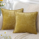 Chenille Cushion Cover 45x45 - Luxury Sofa Throw Pillow Case for Living Room Decor