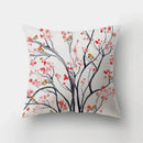 Deer Animal & Natural Leaves Cushion Cover by Ljojo - Home Decoration