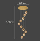 Ljojo LED Pendant Chandeliers: Modern Lighting for Living Room and Staircase
