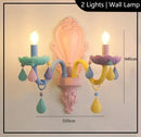 Ljojo European Style Crystal LED Pendant Light for Living Dining Room Bedroom Chandelier Fixtures