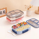 Ljojo 3 Compartment Microwavable Lunch Box Container