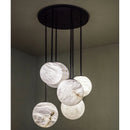 Ljojo Marble Pendant Light: Nordic Modern Luxury for Kitchen, Living Room, Bedroom, LED Coffee Shop
