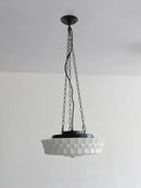 Ljojo Milk White Glass LED Pendant Light - Retro Ceiling Lamp