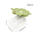 Ljojo 4 Grids Refrigerator Food Storage Box Kitchen Organizer