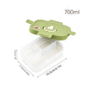 Ljojo 4 Grids Refrigerator Food Storage Box Kitchen Organizer