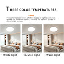 Ljojo LED Ultra-Thin Circular Ceiling Light for Bedroom & Living Room Modern Home Decoration
