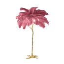 Ljojo Feather Floor Lamp: Luxury Standing Tree Light for Bedroom & Living Room Decoration