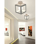 Ljojo Loft Cube Iron Ceiling Lamp for Indoor Lighting 110V220V