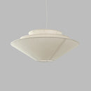 Nordic Creative Umbrella Fabric Led Pendant Lights for Living Dining Room by Ljojo