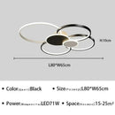 Modern Nordic LED Ceiling Lamp for Bedroom Living Room Dining Room by Ljojo