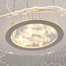 Modern LED Acrylic Flower Pendant Lights | Creative Warm Room Decor by Ljojo