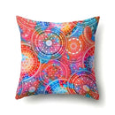 Abstract Geometric Bohemian Pillowcase in Colorful Exotic Style by Ljojo