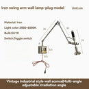 Ljojo Modern Simplicity Copper Adjustable LED Wall Lamps for Bedroom Home Decoration