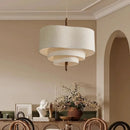 Nordic LED Pendant Light Three Layers Heart Shape Chandelier Ljojo Elegant Minimalist Living Room Decor