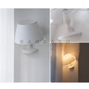 Ljojo LED Resin Fabric Wall Lamp for Porch Bedroom Living Room Hotel