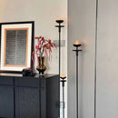 Ljojo Medieval Retro Candlestick Led Floor Lamp for Living Room Bedroom Decor Lighting