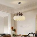 Ljojo Walnut Deer Horn LED Pendant Light for Bedroom Living Room Indoor Lighting Fixture