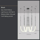 Ljojo LED Chandelier Pendant Light for Modern Art Restaurant Bar Counter.