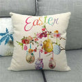 Easter Bunny Eggs Printed Pillow Covers 45x45cm - Ljojo Easter Decorations