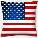 Ljojo LOVE USA Square Pillowcase for Home Decor