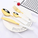 Ljojo 24pc Stainless Steel Dinnerware Cutlery Set in Gift Box