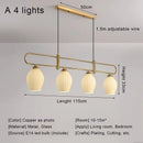 French Vintage Chandelier Hanging Light Pendant Lamp for Living Room Dining Bedroom by Ljojo.