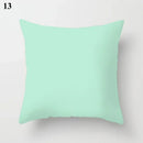 Ljojo Mint Green Blue Geometric Cushion Cover Modern Home Decor