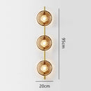 Nordic Minimalist Glass Wall Lamp for Bedroom Living Room Decor by Ljojo