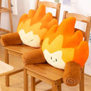 Ljojo Lumbar Support Cushion for Office, Car, Sofa - Flame Pattern, Comfortable Sitting Experience